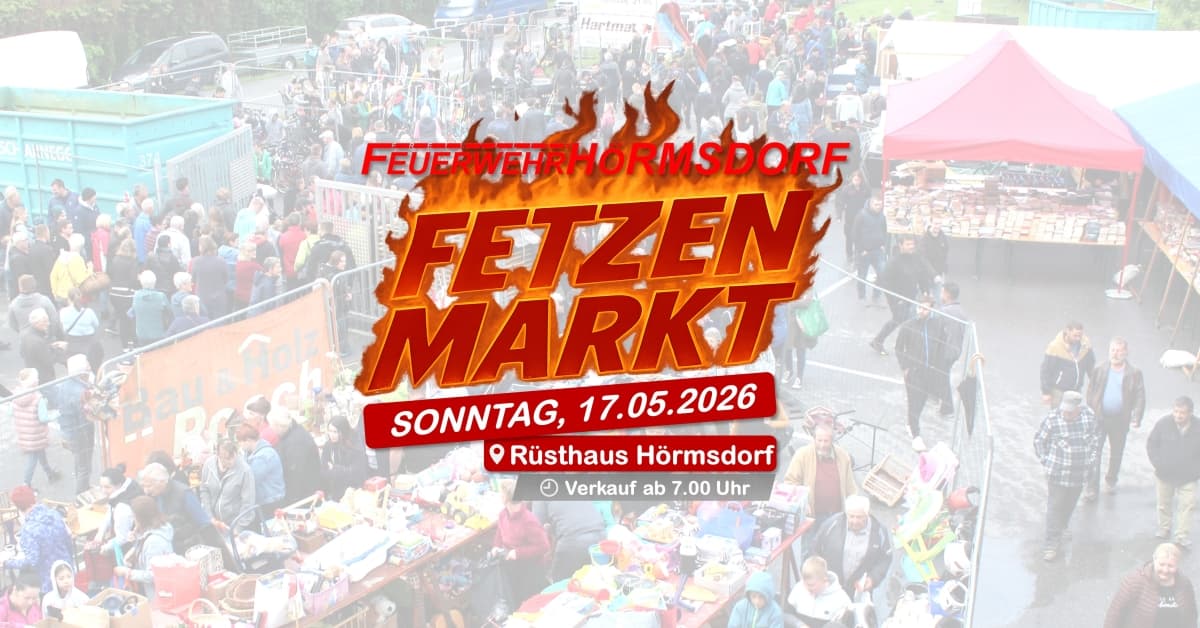 Fetzenmarkt der Freiwilligen Feuerwehr Hörmsdorf in 8552 Eibiswald