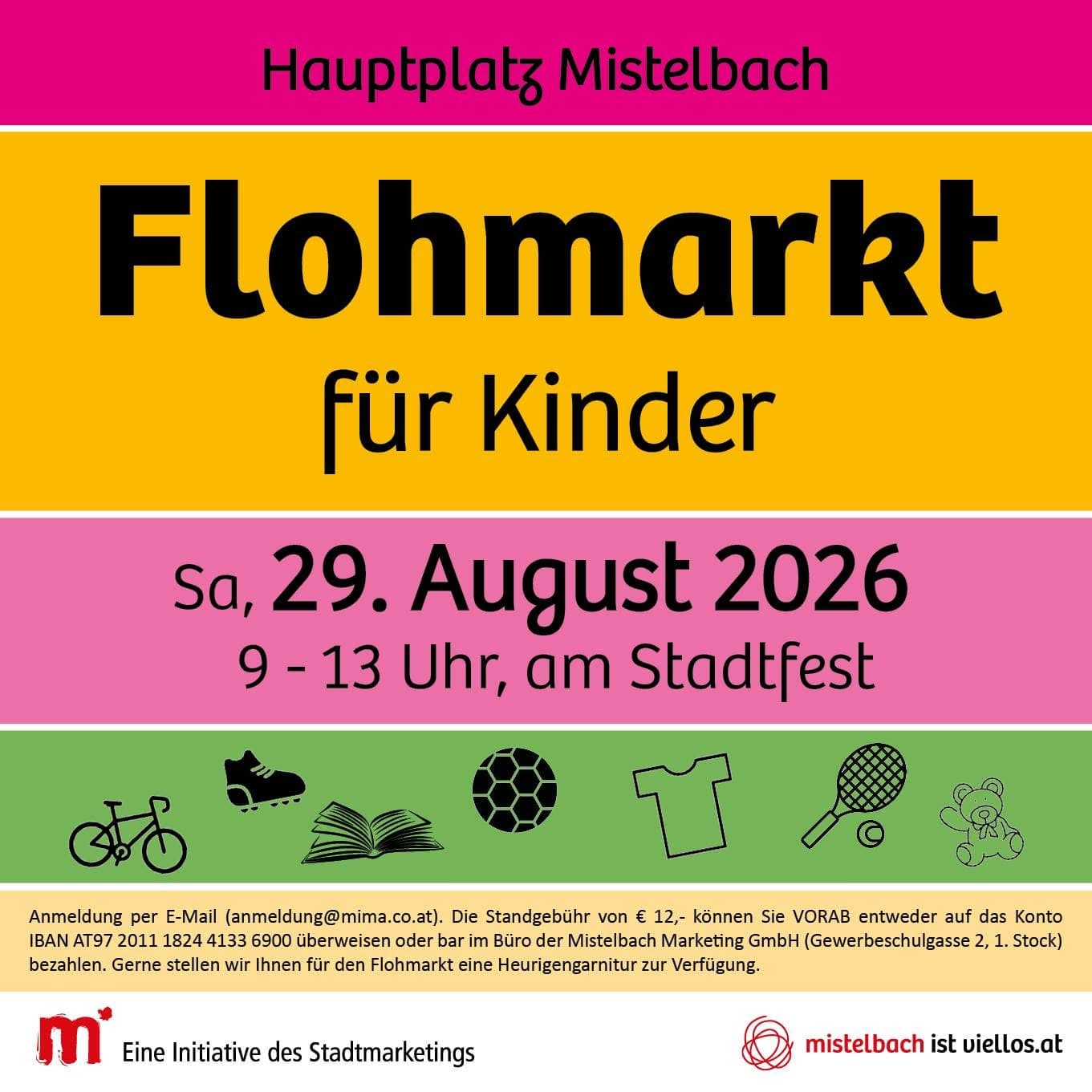 Flohmarkt für Kinder in 2130 Mistelbach