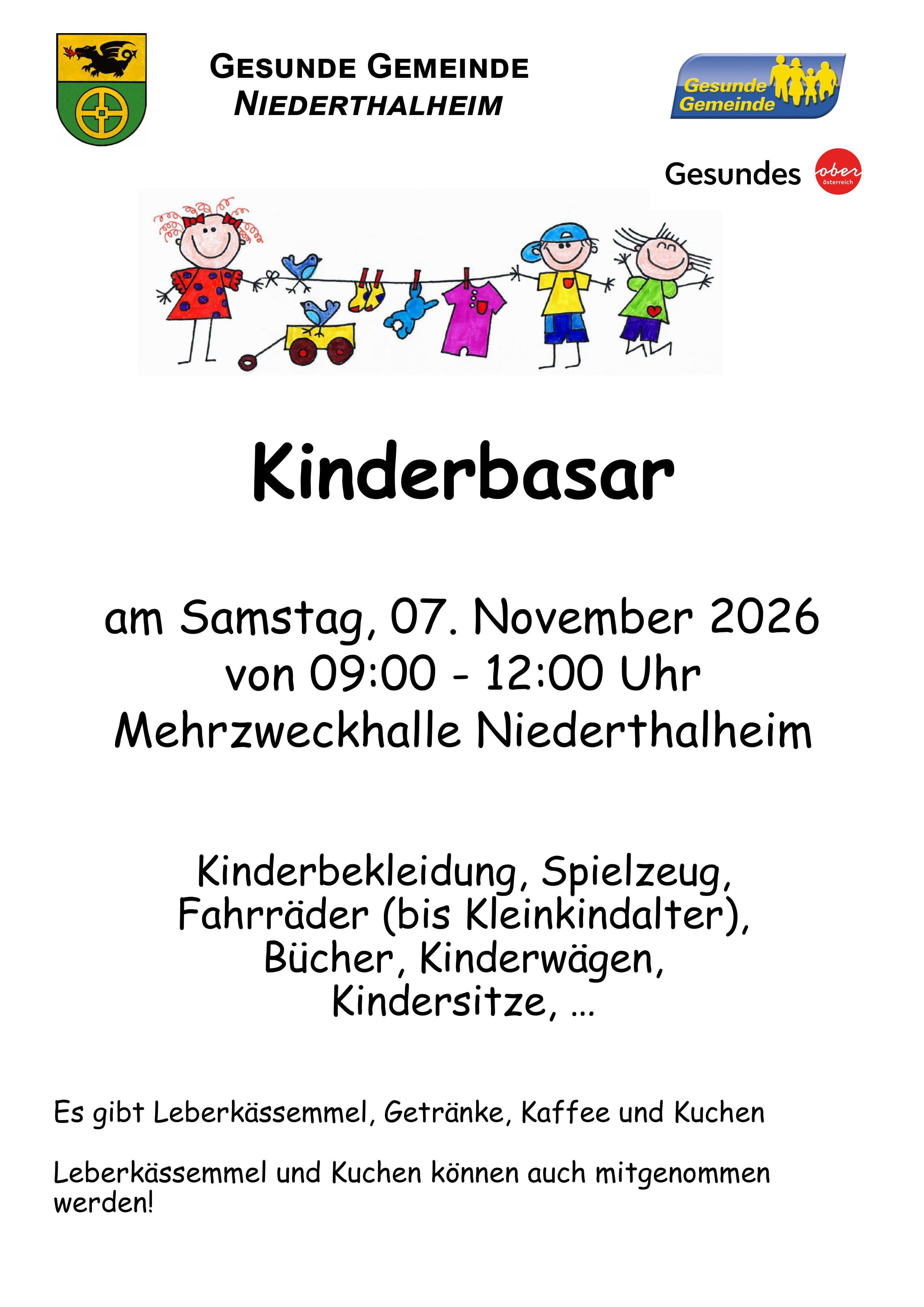 Kinderbasar in 4692 Niederthalheim