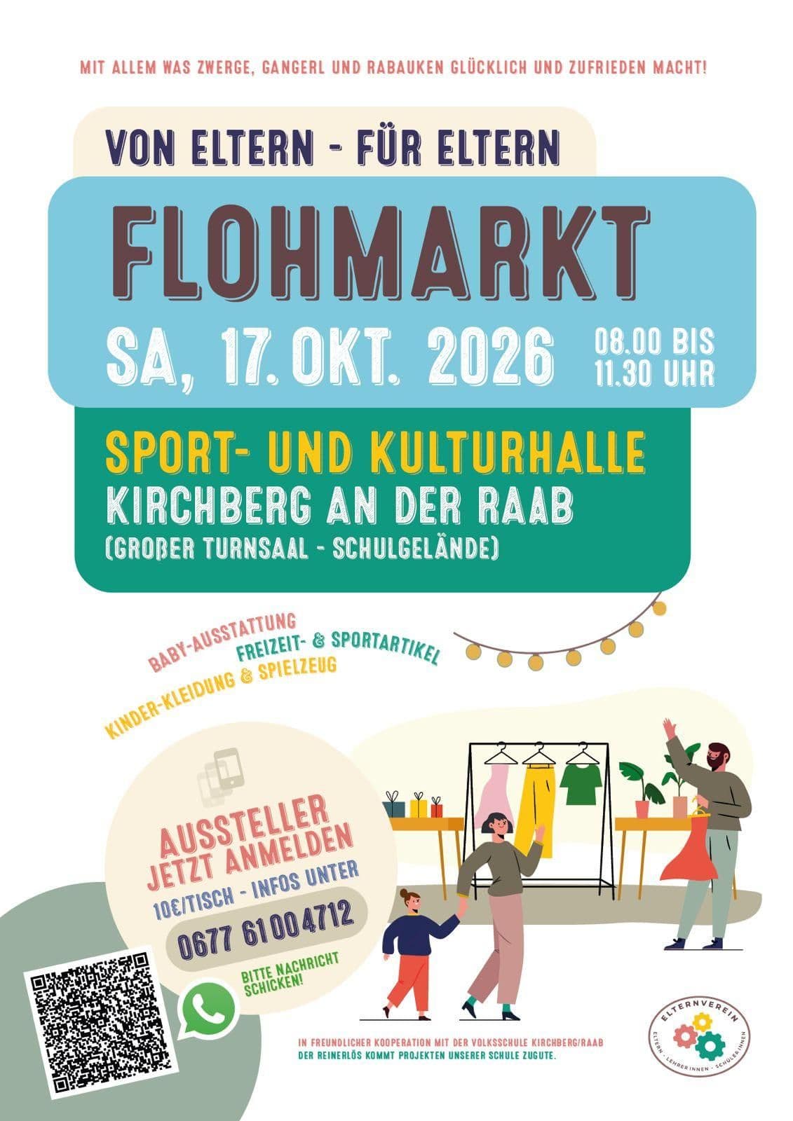 Kinderflohmarkt in 8324 Kirchberg an der Raab