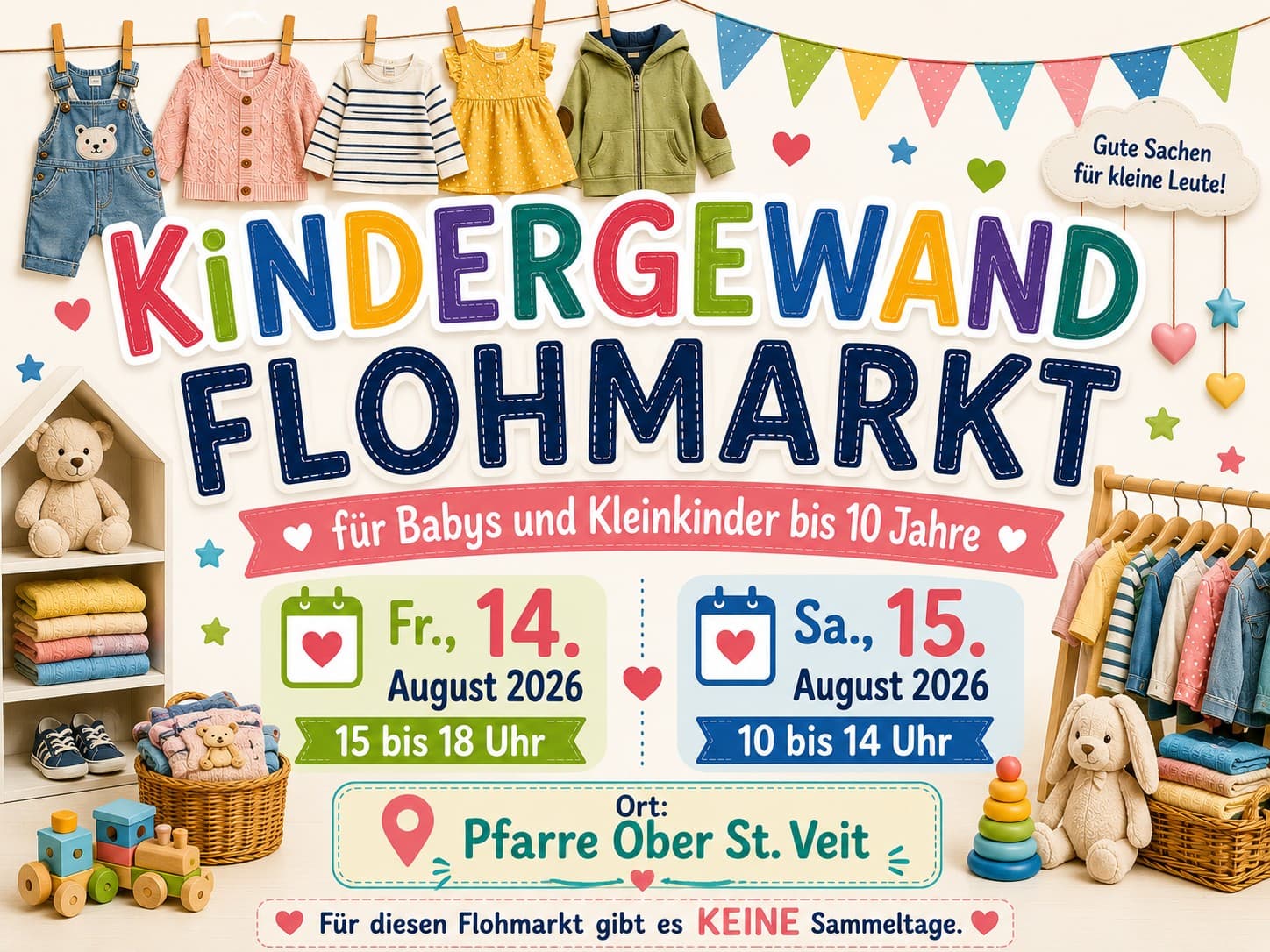 Kindergewand Flohmarkt 0- 10 Jahre in 1130 Wien, Ober St. Veit