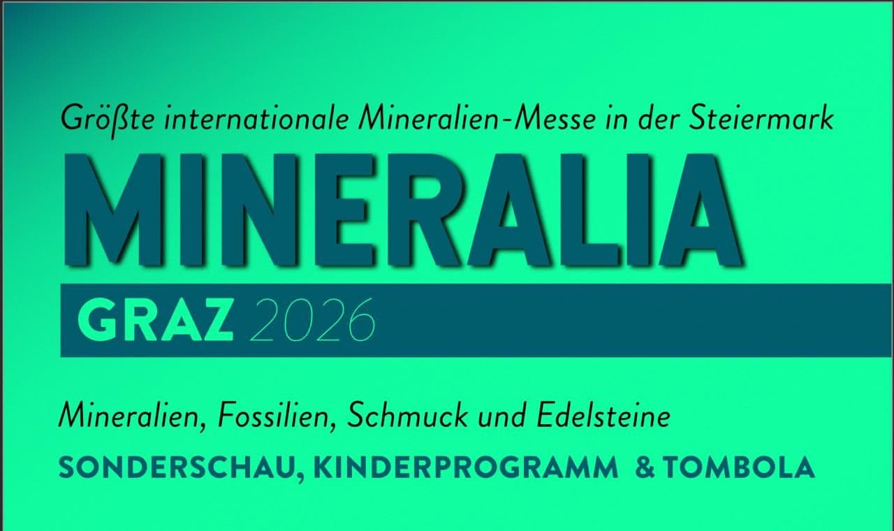 MINERALIA Graz 2026 in 8101 Gratkorn