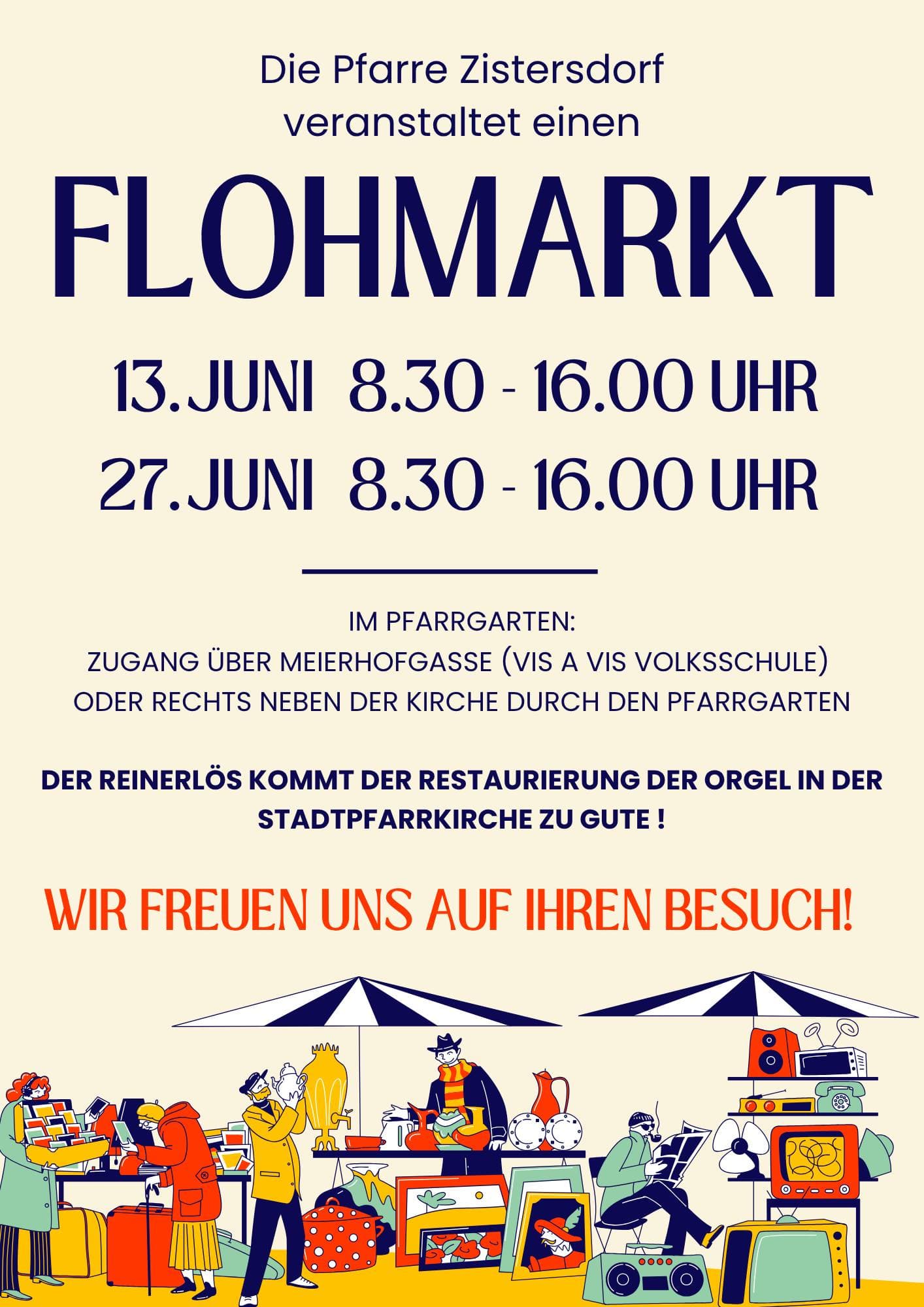 Pfarrflohmarkt in 2225 Zistersdorf
