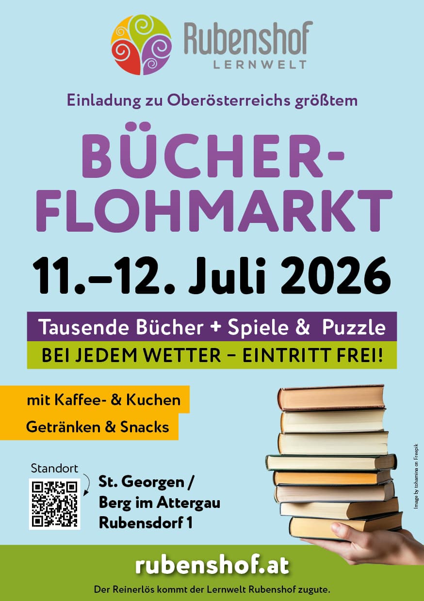 Riesiger BÜCHERFLOHMARKT + Spiele & Puzzle in 4880 Berg im Attergau