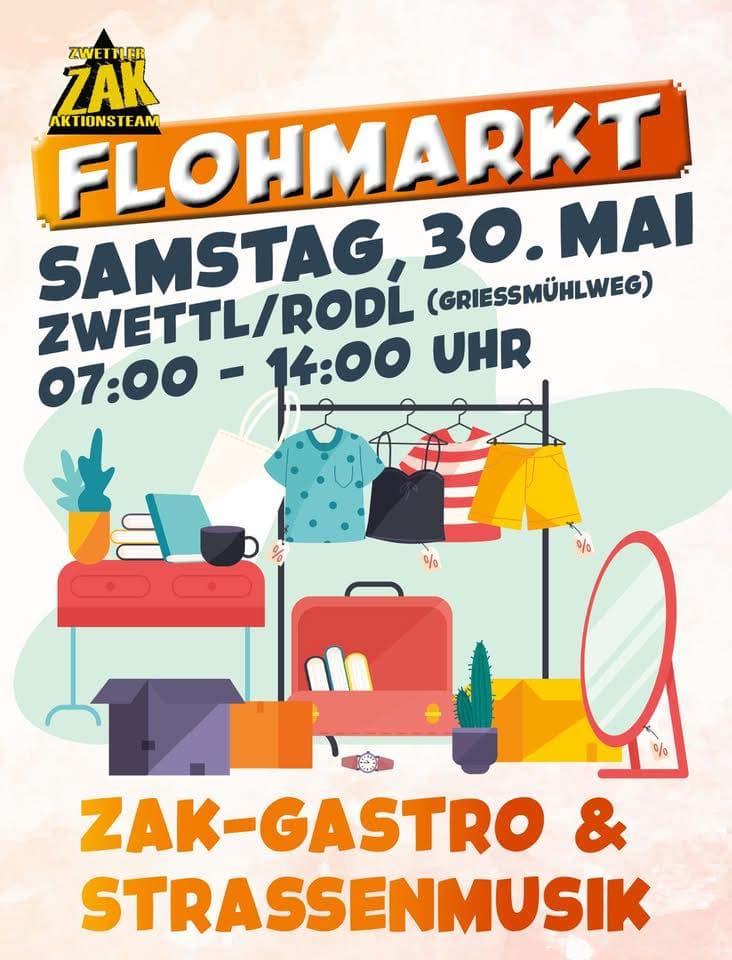 ZAK- Flohmarkt in 4180 Zwettl an der Rodl