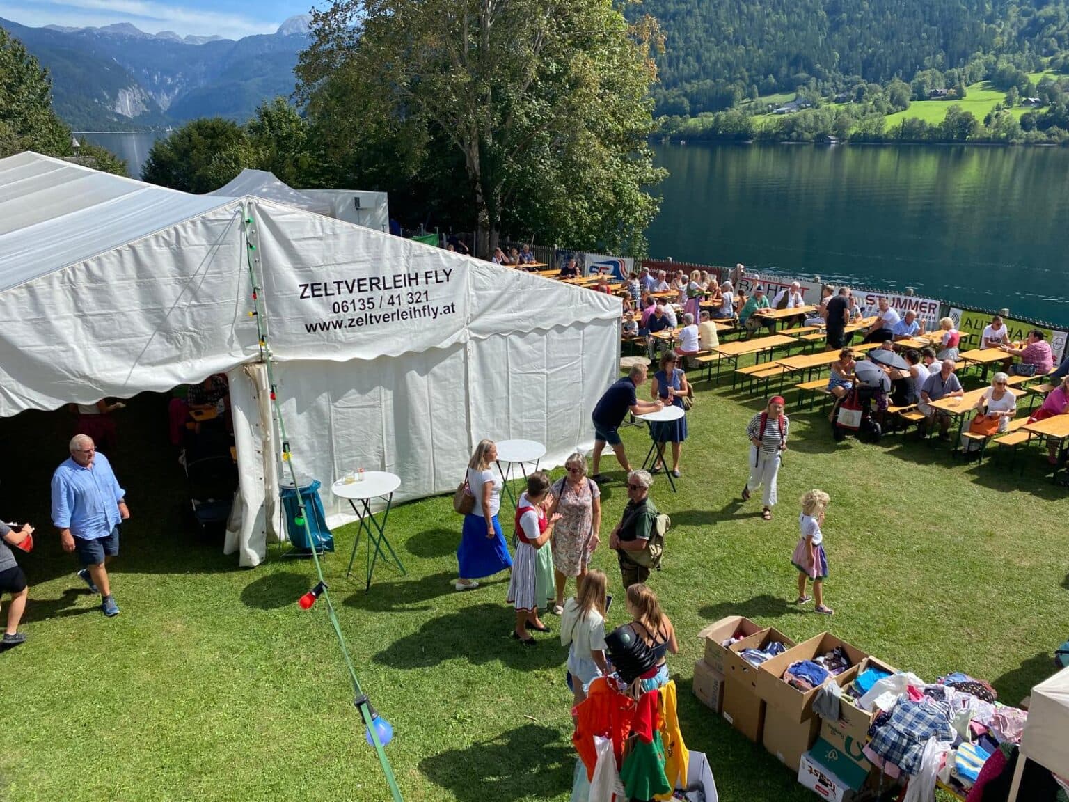 Fetzenmarkt mit Gartenfest der Feuerwehr Grundlsee in 8993 Grundlsee