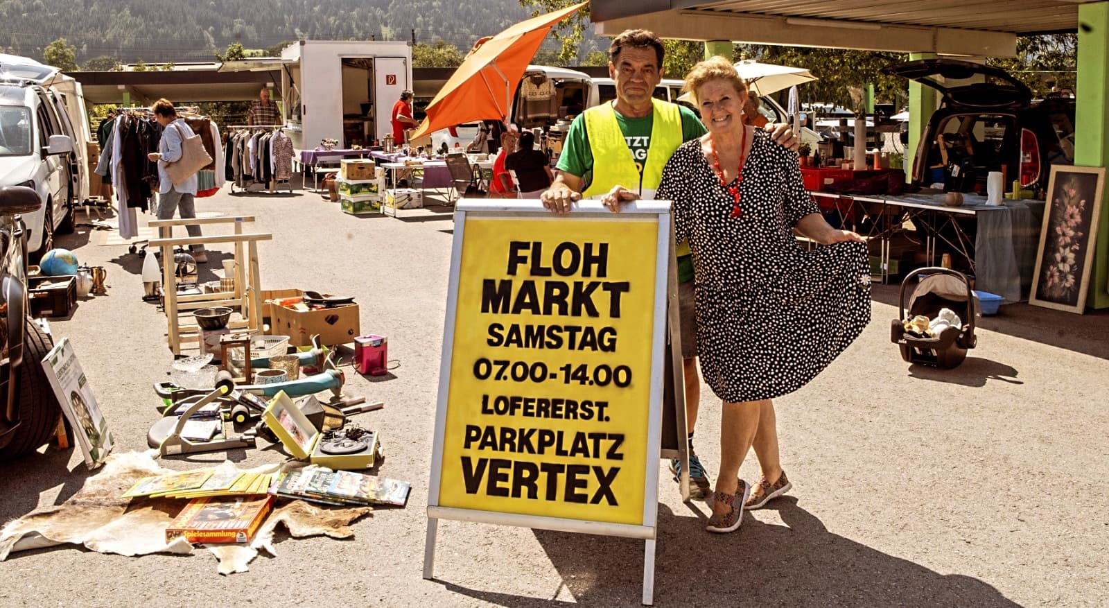 Flohmarkt - überdachte Standplätze! in 6322 Kirchbichl