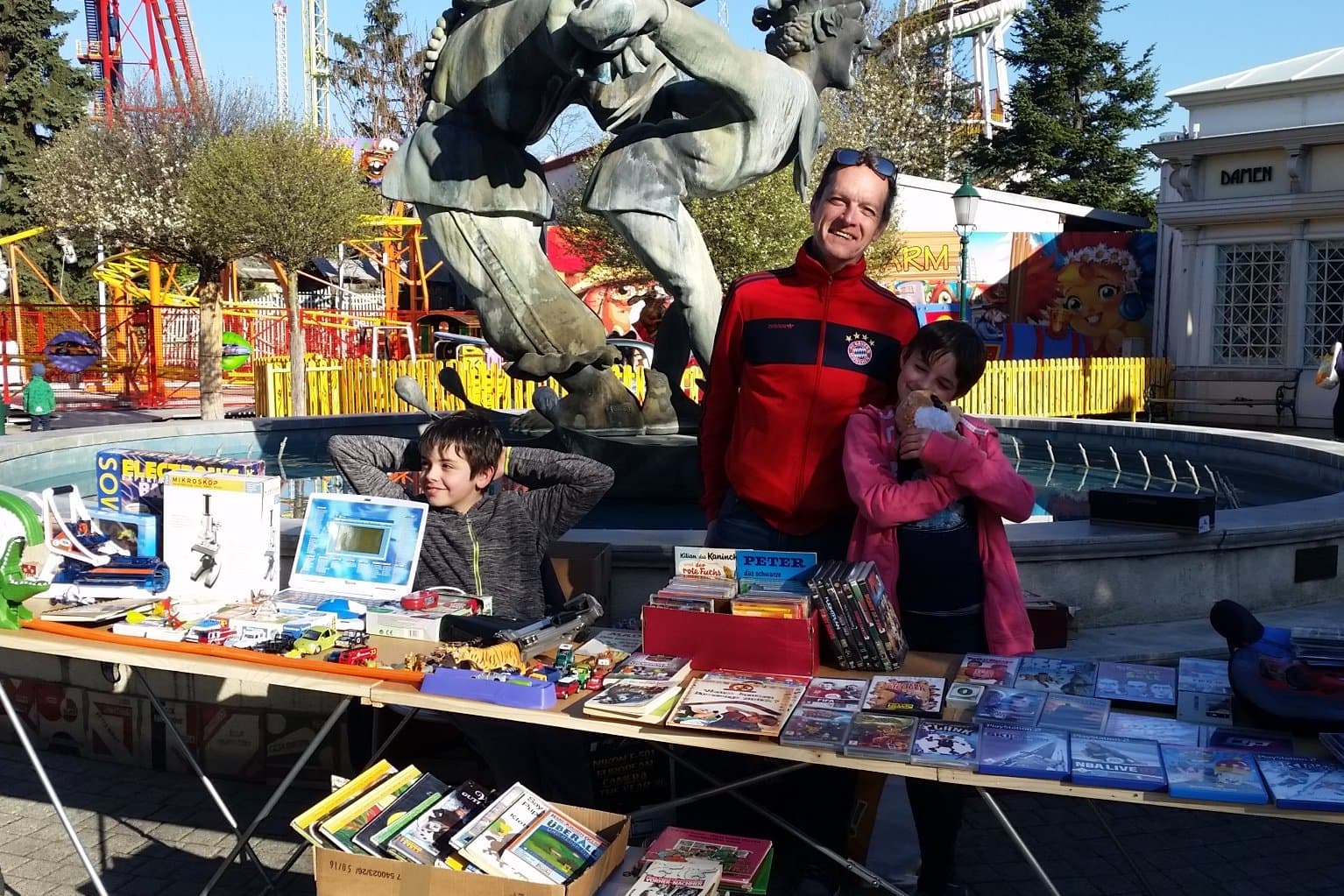 Kinderflohmarkt im Wiener Prater "Kinder helfen Kinder" in 1020 Wien