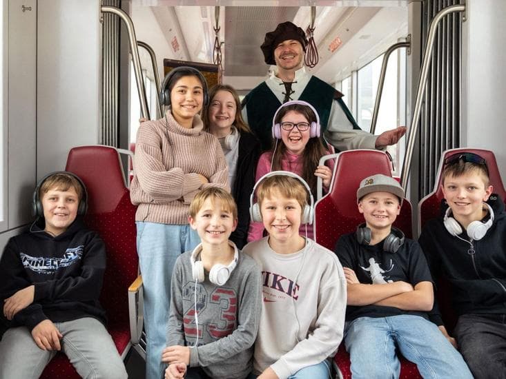 Märchenzug auf der Traunseetram 05.08.2026
