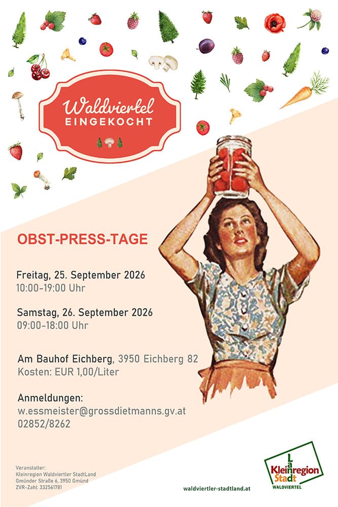 Obstpresstage am Bauhof Eichberg