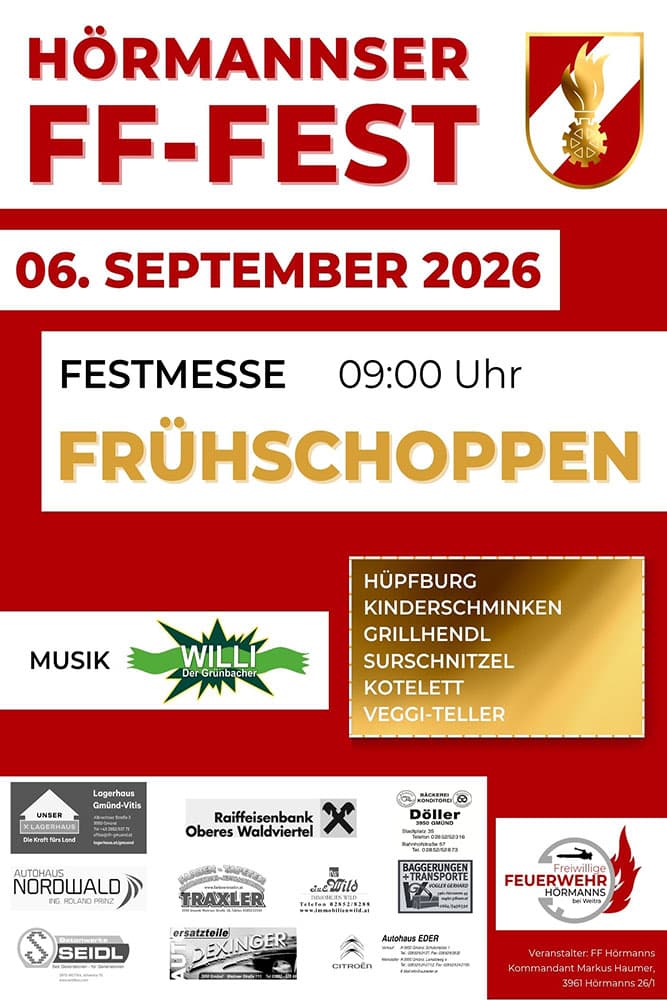 Feuerwehrfest der FF Hörmanns