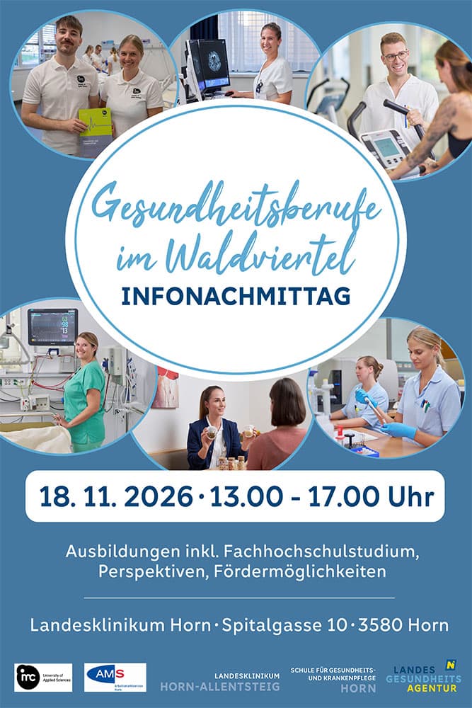 Infonachmittag Gesundheitsberufe im Waldviertel