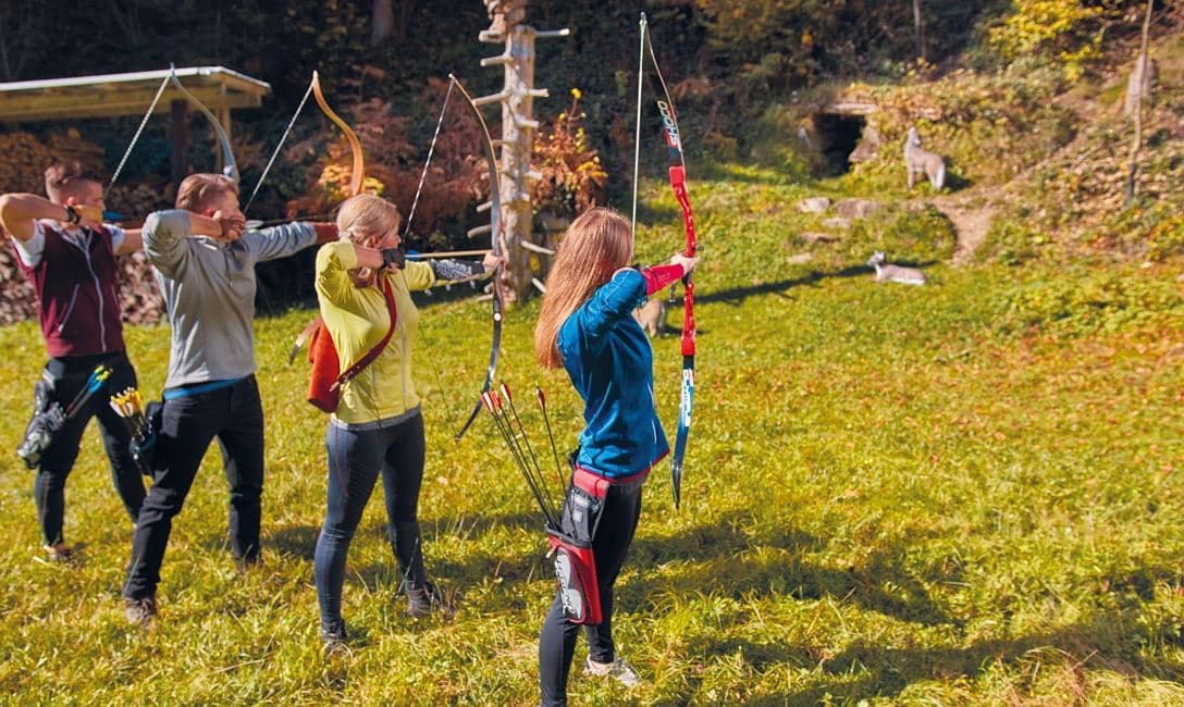 Abenteuerliches Jagdbogenschießen