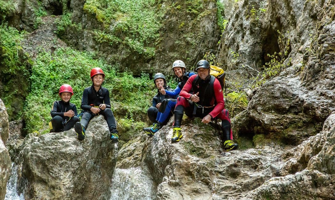 Canyoning Halbtagestour für Einsteiger