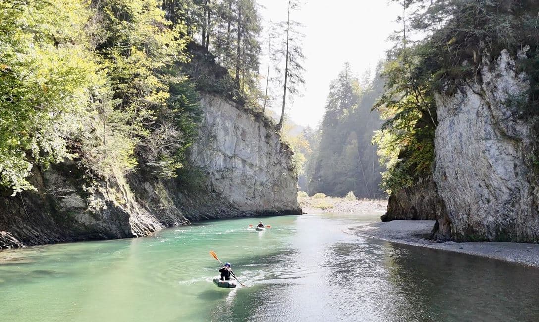 Packrafting First Float