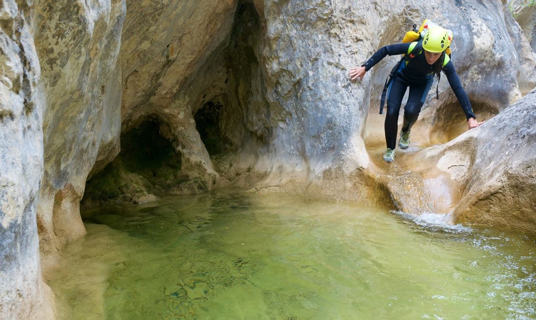 Halbtages-Canyoningtour für Erwachsene
