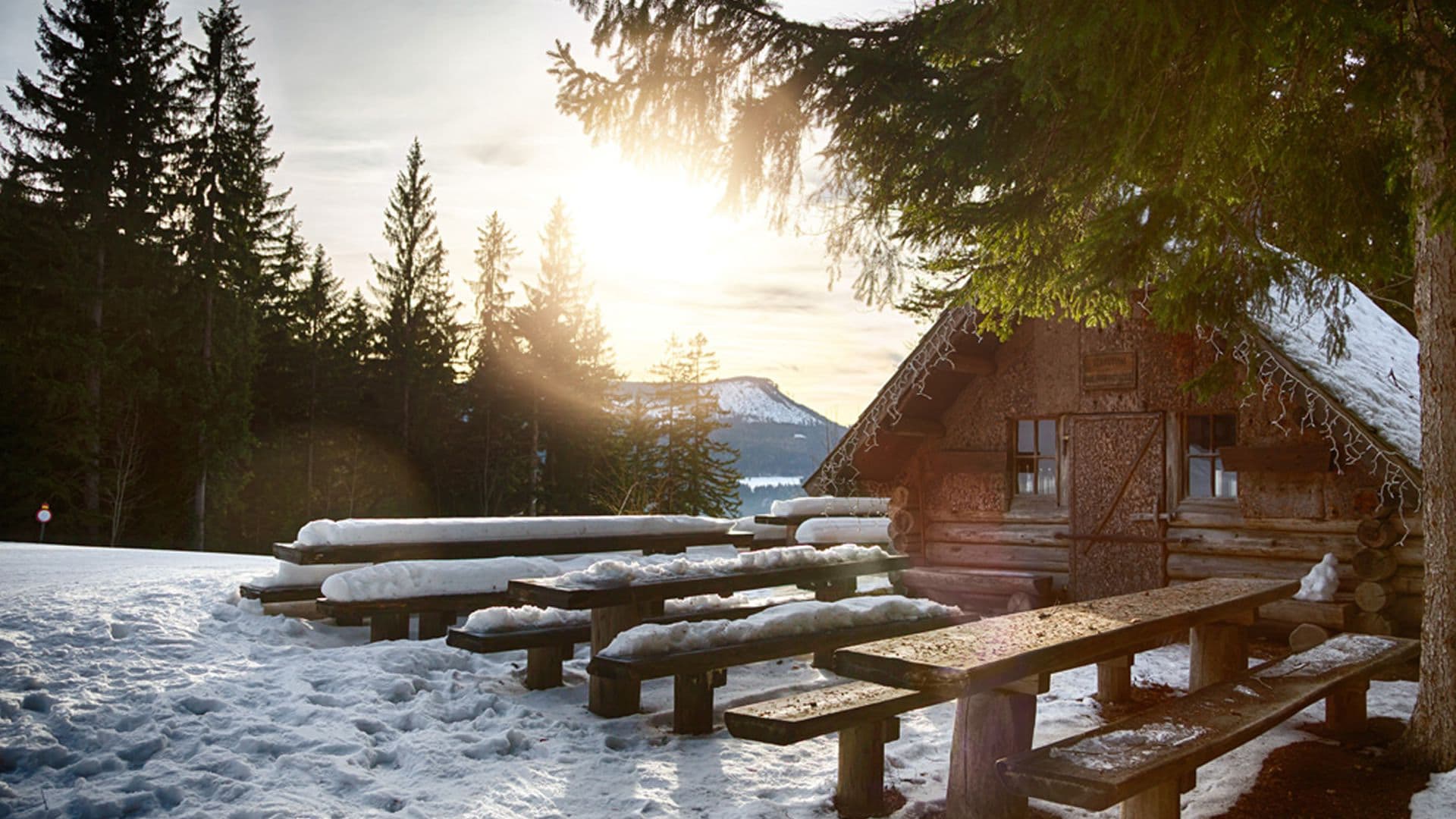 Laternenwanderung zur Holzknechthütte