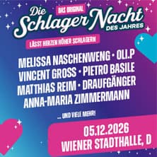 Die Schlagernacht des Jahres 2026