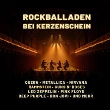 Rockballaden bei Kerzenschein