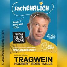 Der Sacher – sachEHRLICH | Premiere - Kabarettwochenende in Tragwein