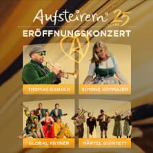 Eröffnungskonzert Aufsteirern Festival 2026 - Global Kryner, Gansch, Kopmajer