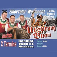 Ursprung Buam - Weihnachtskonzert im Gasthof Hartl