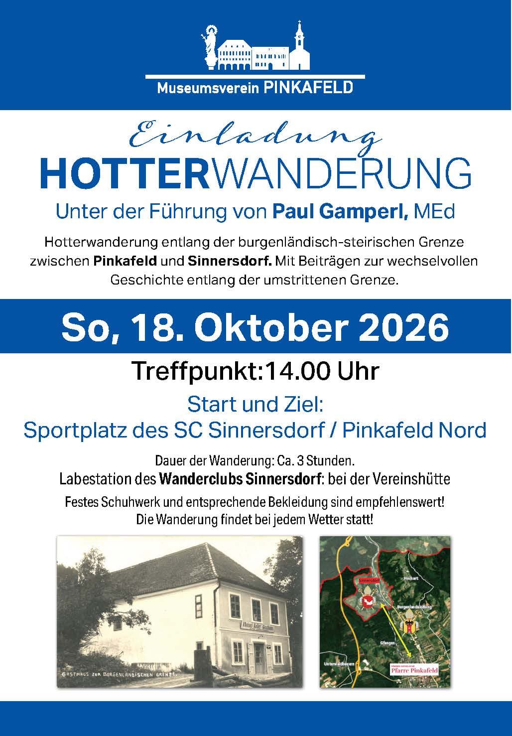 Hotterwanderung entlang der burgenländisch-steirischen Grenze