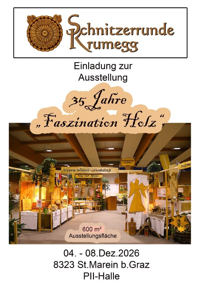 Große Ausstellung 35 Jahre „Faszination Holz“