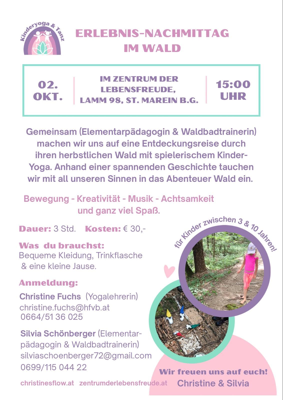 Erlebnis-Nachmittag im Wald