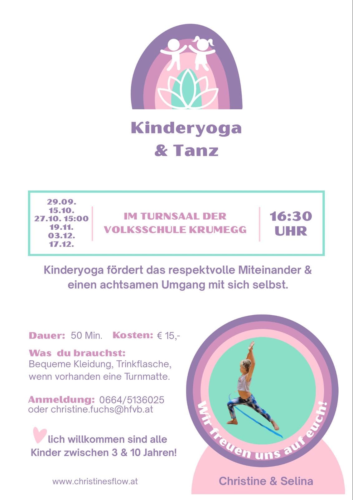 Kinderyoga und Tanz