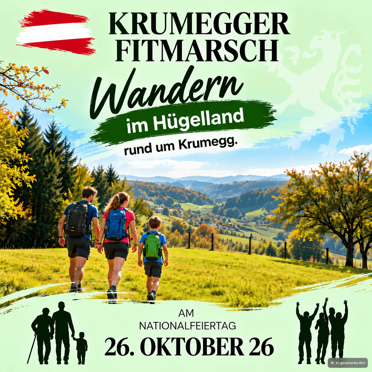 Fitmarsch in Krumegg
