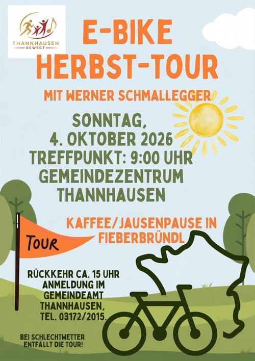 04.10.2026 E-Bike Herbsttour