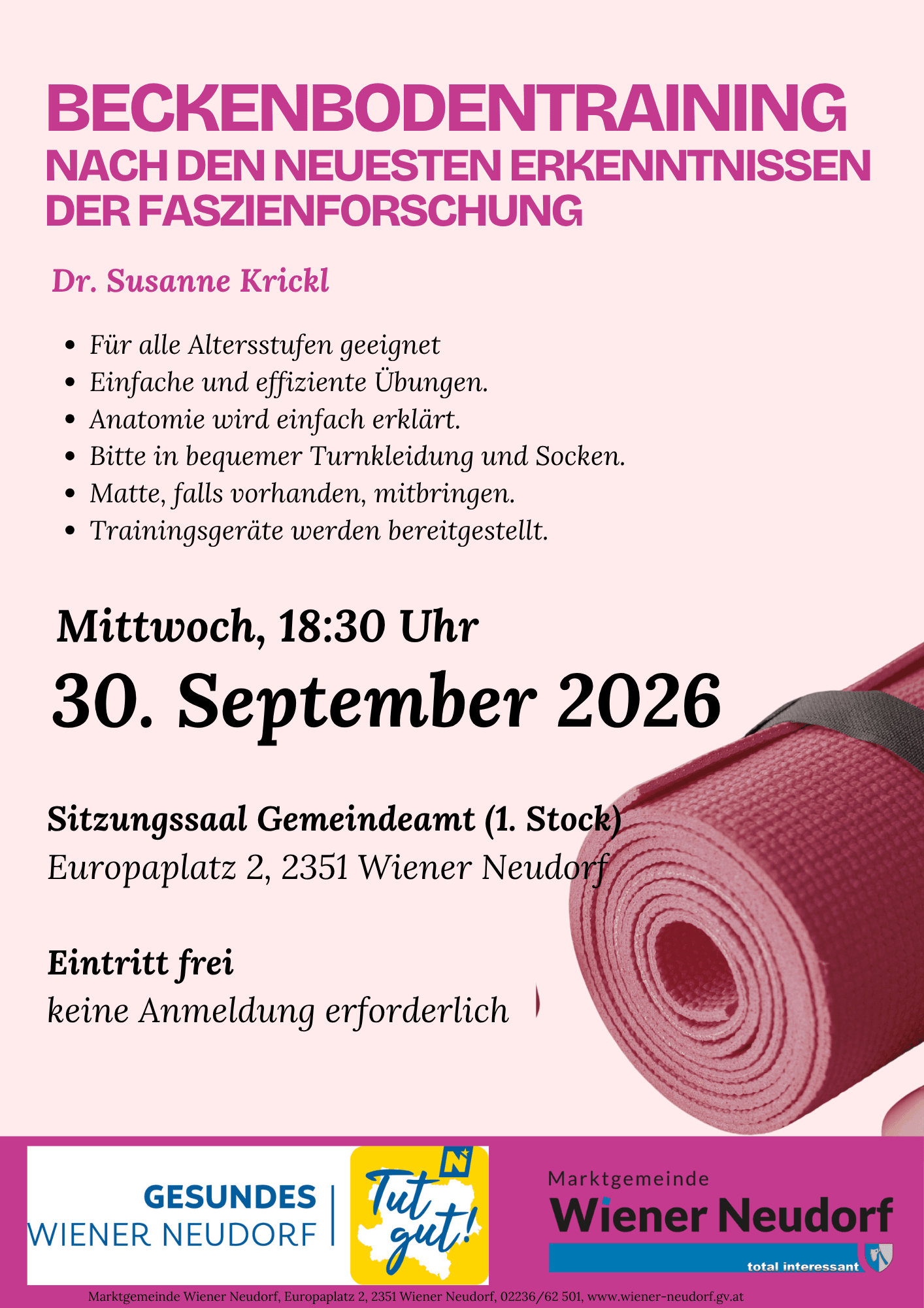 Beckenbodentraining