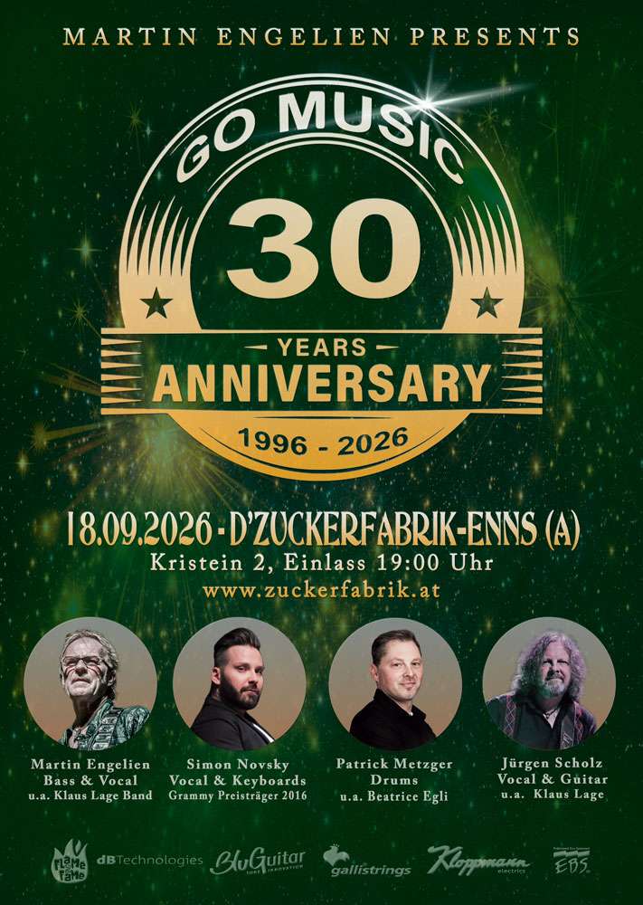MARTIN ENGELIEN / SIMON NOVSKY / JÜRGEN SCHOLZ / PATRICK METZGER - Rückblick: Konzert am Freitag, 18. September 2026